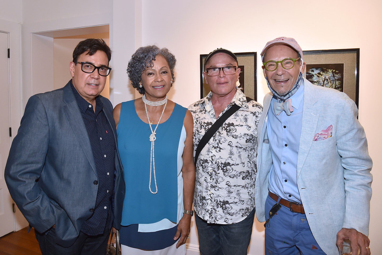 SOUTHAMPTON, NY - JULY 31: Miguel Mercado, Elia Vega, Raul Vega and ...